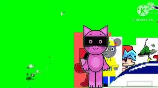 Upgraded Random Character Stampede Green Screen (Free To Use)
