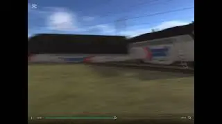 Train and rail yard simulator train crash with better quality sounds