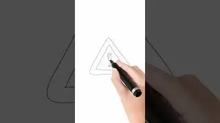How to draw warning sign easy step|Art with AA|