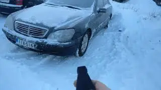 1999 Mercedes-Benz W220 S500L Cold Start -21&deg;C/-6&deg;F