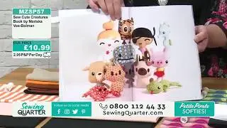 Sew Cute Creatures by Mariska Vos-Bolman, featured on Sewing Quarter