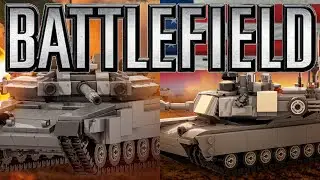 LEGO Battlefield Tanks: M1A2 Abrams and T-90A