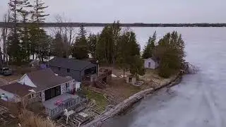 Balsam Lake Apr 4 2025 after the ice storm