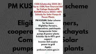 PM KUSUM Scheme 2025 | ₹60% Subsidy for Solar Pumps & Power Plants