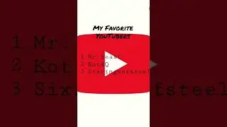 Top 3 YouTubers my opinion #shorts #mrbeast #kot4q #sixringsofsteel