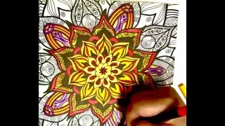 ZEN MANDALAS COLOURING BOOK | ADULT ANTI-STRESS ART THERAPY| #4