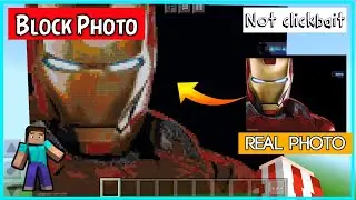 How to convert Your photo into Minecraft blocks.🔥 Gaming Comb