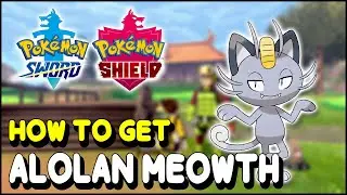 Pokemon Sword & Shield How to get ALOLAN MEOWTH (The Isle of Armor DLC)