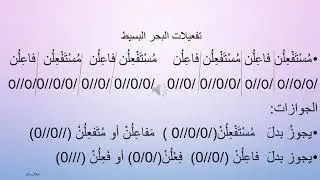 البحر البسيط بطريقة  ولا أسهل ... صار وقت النجاح ... يللا كلنا نتساعد