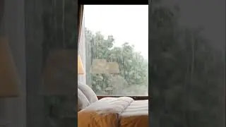 #Relaxing Sleep Music & Rain Sounds Outside the Bedroom 18