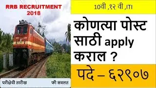 62907 VACANCIES-.RRB RECRUITMENT-2018 .