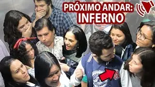 COLOQUEI A VOZ DO GOOGLE NO ELEVADOR (PRÓXIMO ANDAR INFERNO)