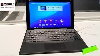 Xperia Z4 Tablet Dock / Keyboard BKB50 - Hands on at MWC2015 [EN]