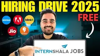 Free Hiring Drive 2025 &ndash; Tech & Non-Tech Jobs | Internshala Jobs