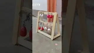 Ice cream stick earring stand  #earringholder #diy #handmade #viral #youtubeshorts #shorts #trending