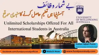 Unlimited Scholarships Offered For All International Students in Australia. #study #studyinaustralia