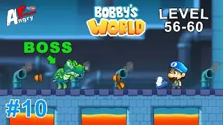 Bobby's World - Free Run Game - Gameplay #10 Level 56-60 + BOSS (Android)