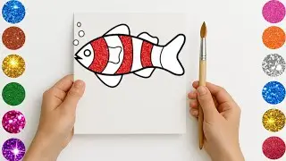 You like Nemo Fish how to draw step by step and Coloring for kids #doodles #drawing #abcdsong #27