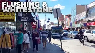NYC LIVE Exploring Flushing & Whitestone, Queens Monday Afternoon