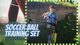 Kids Soccer Goals for Backyard Set, 2 Pack of 4x3 ft Portable Pop Up Soccer Nets with Soccer Ball