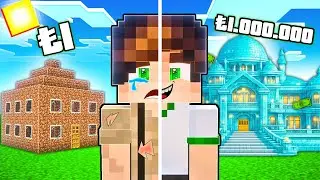 ÇÖP TOPLAYARAK VİLLA ALABİLDİK Mİ? - Minecraft