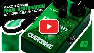 Guitar Pedal Restoration Featuring Laser Engraving | Prismatic Powders®