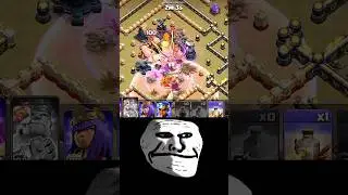 Clan war King Giant Gauntlet and Spiky Ball attack 🔥😱II Clash of clans II #shorts #clashofclans #coc