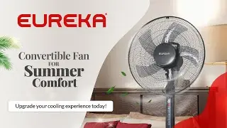 Eureka ERF 16: Convertible Fan | Summer Comfort for Any Space at Home