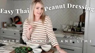 Easy Thai Peanut Salad Dressing Recipe (makes a great sauce or marinade too!)
