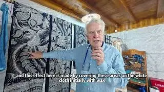 Traditional Indigo Batik Fabric- Guizhou #Batik #IndigoDye #MiaoCulture #Guizhou #culturalheritage 