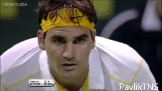 Roger Federer vs Viktor Troicki Highlights ᴴᴰ 1/4 DOHA 2011