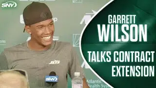 Garrett Wilson on his contract extension with Jets
