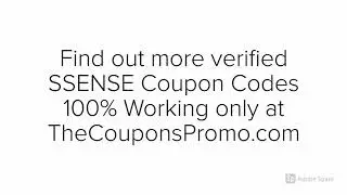 SSENSE 50 Off Coupon - SSENSE Promo Code