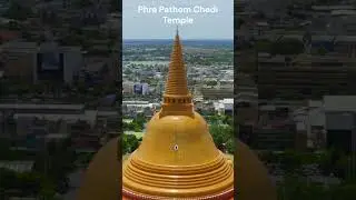 Phra Pathom Chedi Temple In Nakhon Pathom , Thailand 🇹🇭 #travel #thailand #temple