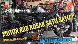 YAMAHA R25 ROSAK LAGI!!! | DAH BERAPA KALI DAH NIE.. | ERROR 46 | R25 STATOR COIL