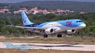 TUI Embraer 190STD OO-JVA - Landing at Brač Airport LDSB/BWK