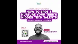 How to spot and nurture your teens potentials - December Webinar