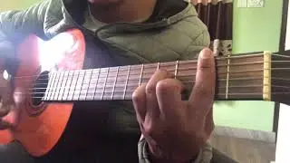Samjhine mutu guitar chord, solo tutorial by The edge band with tabs