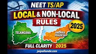 NEET TS/AP Local & Non-Local Rules 2025 | Eligibility + Domicile Explained