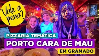 Como é a pizzaria Porto Cara de Mau em Gramado! Vale a pena? - Ases a Bordo | Viagem com Crianças