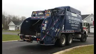 Suburban Disposal CNG Peterbilt Leach Rear Loader