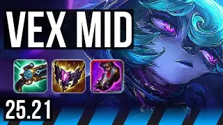 VEX vs IRELIA (MID) | 46k DMG, 15/6/20 | EUW Master | 25.21