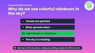 Extreme Weather Power Quiz For Brave Kids