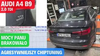 AUDI A4 B9 2.0TDI - Chiptuning auta które bylo już po chipie. Bo mało mocy właścicielowi