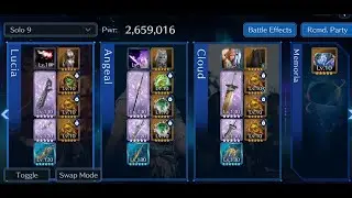 FF7EC Battle Ranking 1,787,640 – Lucia, Angeal, Cloud