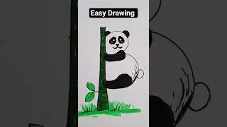 Panda Drawing #art #drawing #shorts #panda
