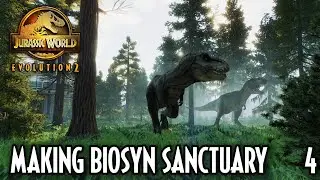 Making BIOSYN SANCTUARY's T-REX KINGDOM in Jurassic World Evolution 2!