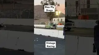 Fifties era pickup trucks drag racing #classiccars #dragracing #hotrod #vintageracing