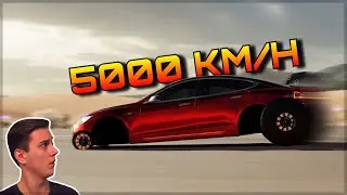 500 MILLION HP Tesla Dragster | Forza Horizon 3 Dev Mods | 5000km/h Speed Record