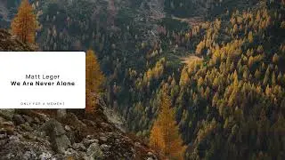 Matt Leger - We Are Never Alone